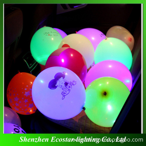 colorful decoration 2016 inflatable balloon with LED light for birthday